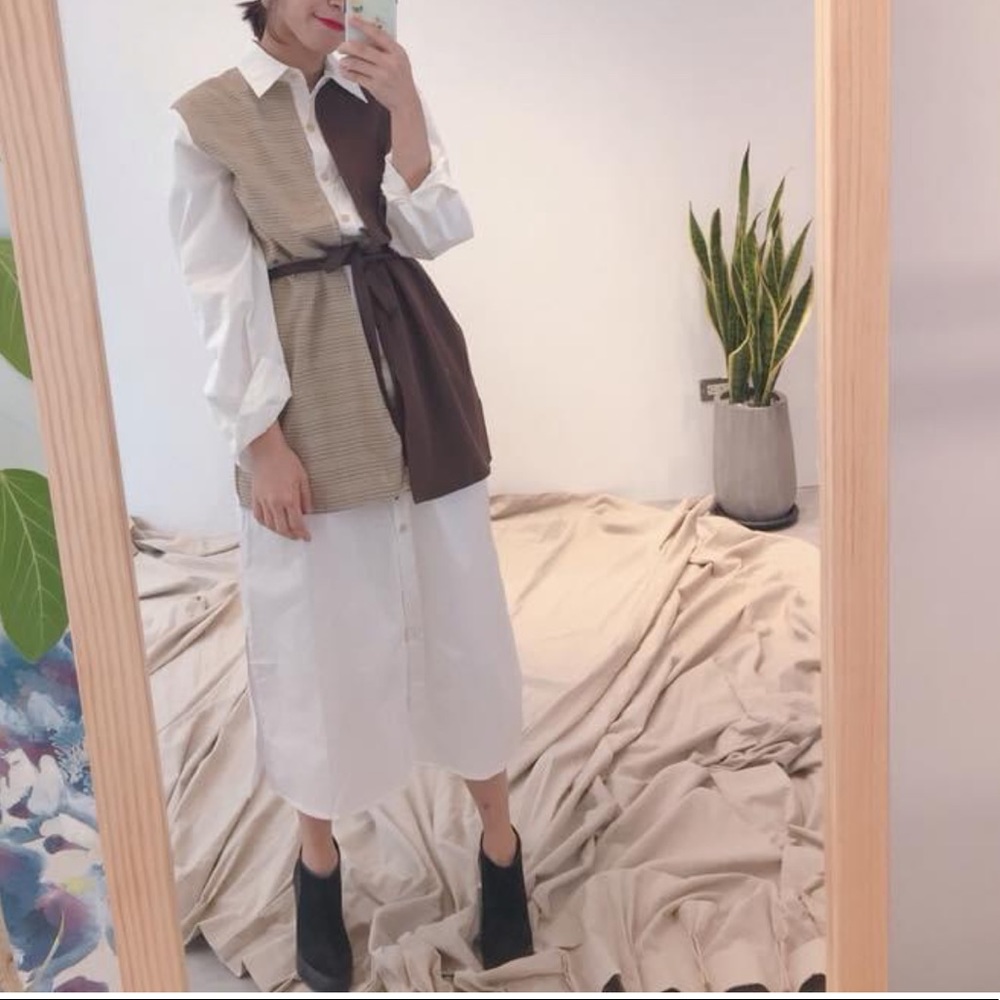 Belted Shritdress